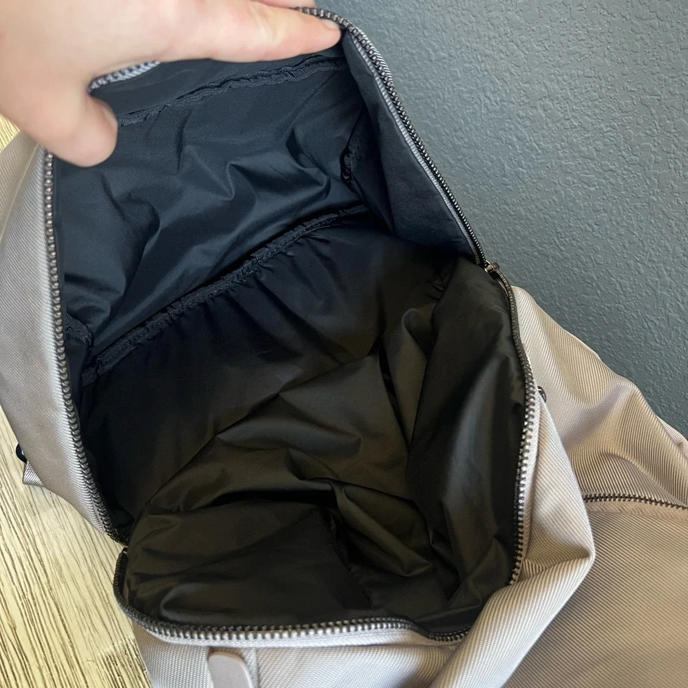 LIKE NEW!!! lululemon athletica Gray Backpack